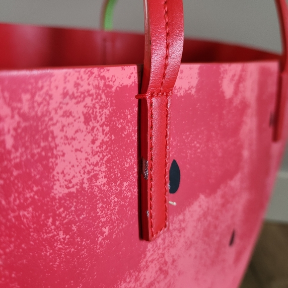 Kate Spade Splash Out Watermelon Print Red, Pink & Green Tote Bag - Picture 13 of 14